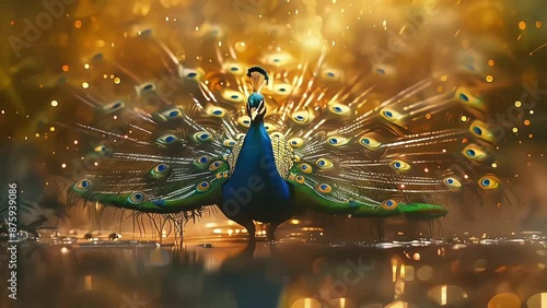 a peacock