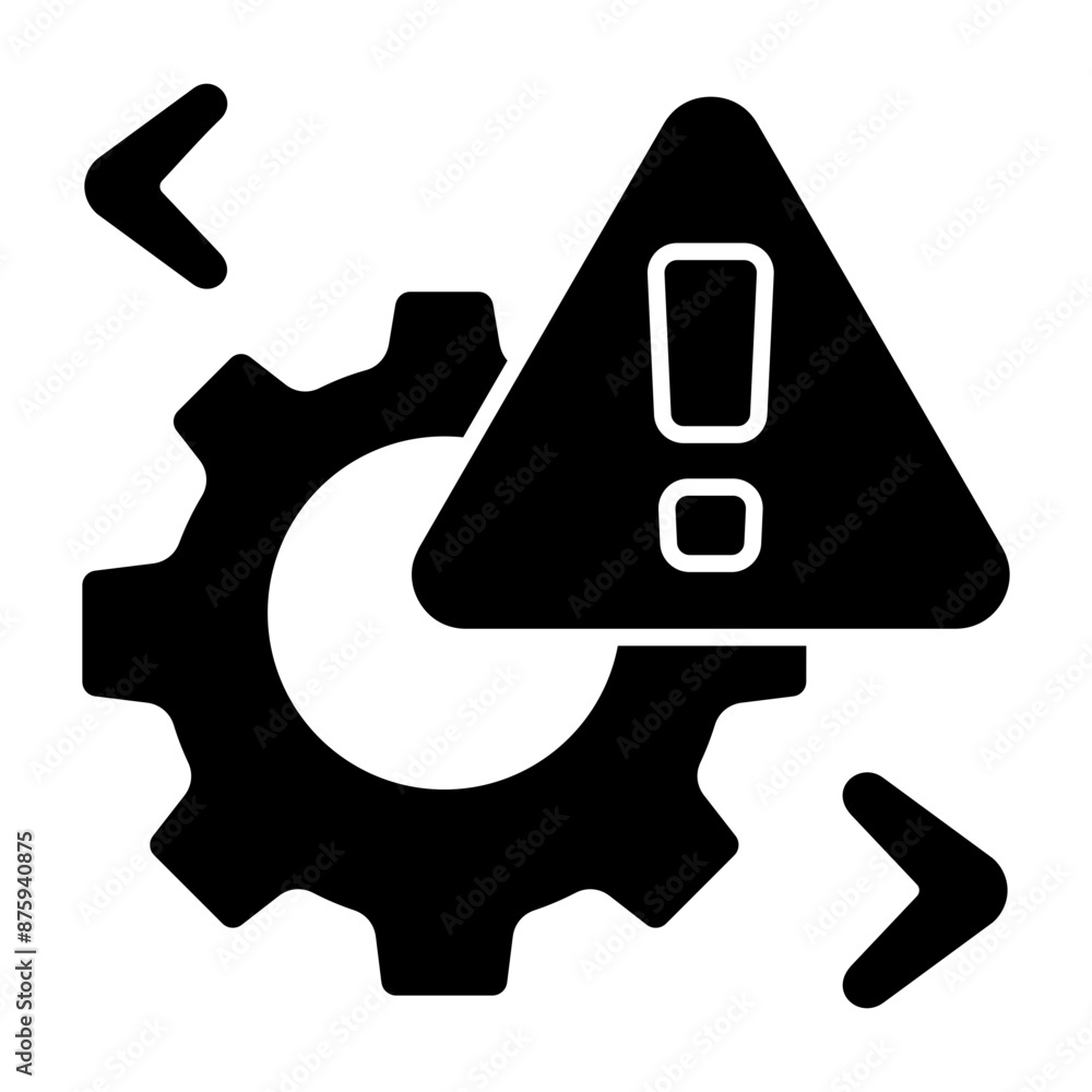 Obraz na plátně Incident Icon