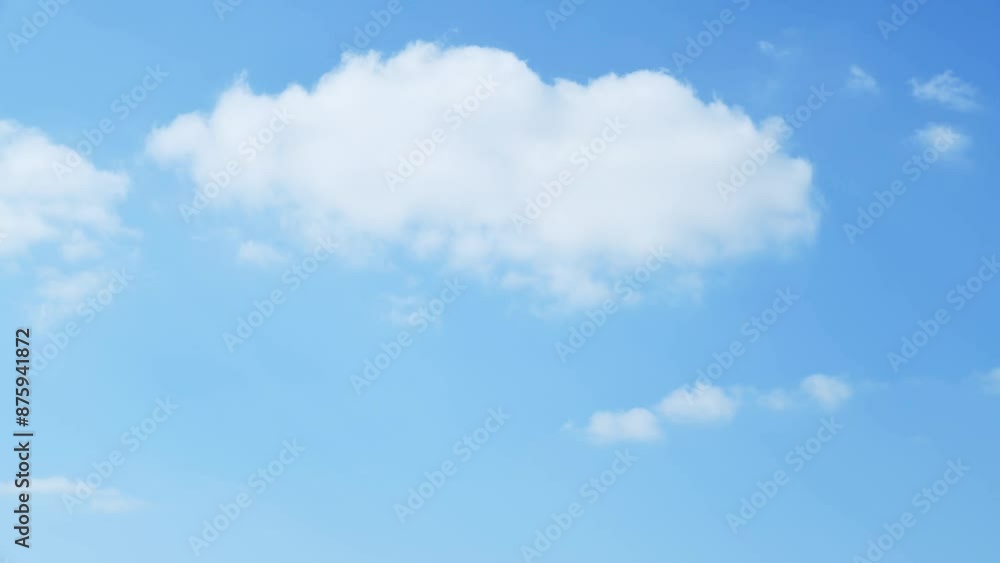 Time lapse of beautiful blue sky with white clouds Time lapse of beautiful blue sky with white clouds