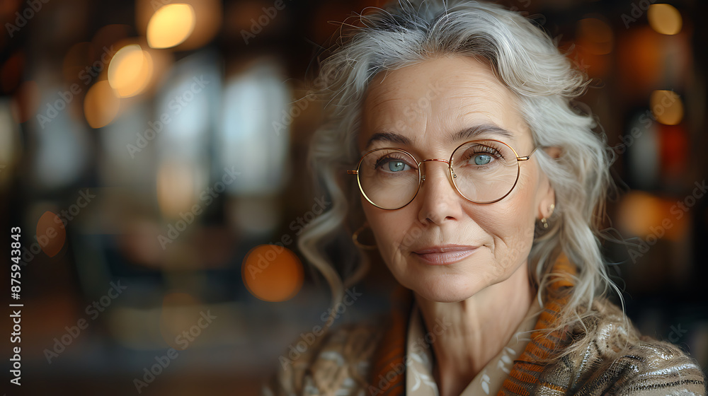 Professional Middle-Aged Woman Working Remotely from Home Professional Middle-Aged Woman Working Remotely from Home