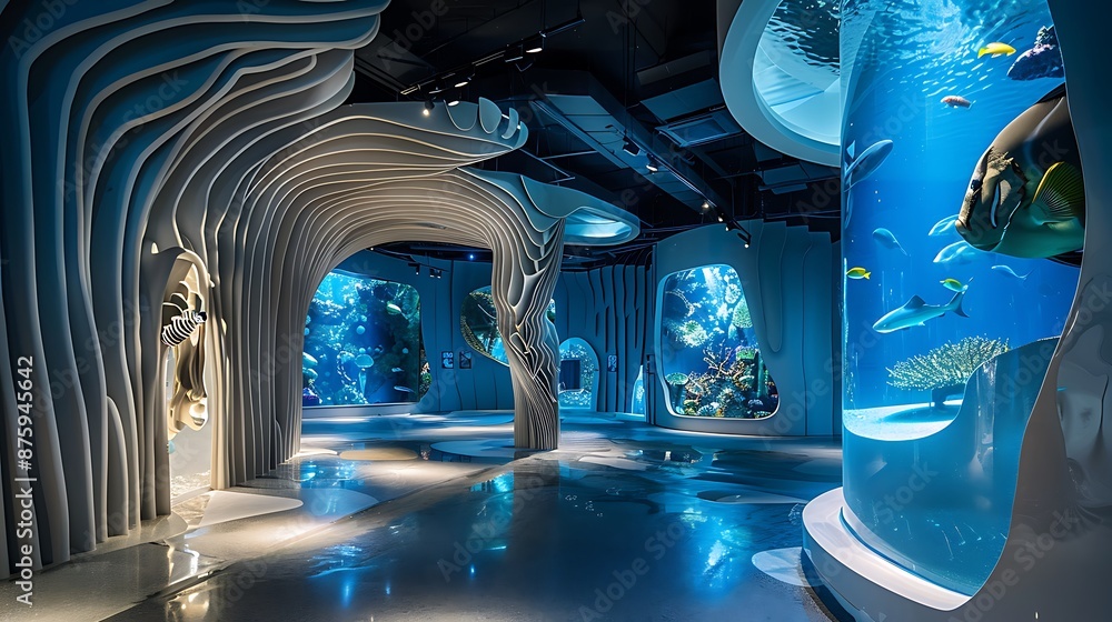 The museum of nemo science very detailed and realistic shape