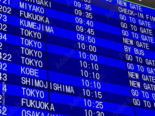Flight schedule
