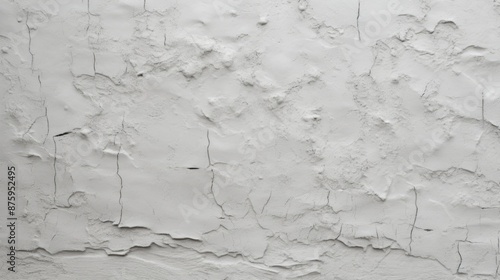 White rough filler plaster faÃ§ade wall texture background  photo