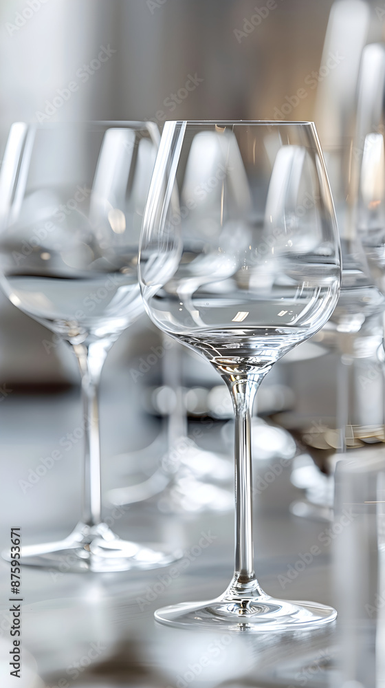 Elegance Personified: Sleek Design and Brilliant Clarity of Crystal Glassware Set Elegance Personified: Sleek Design and Brilliant Clarity of Crystal Glassware Set