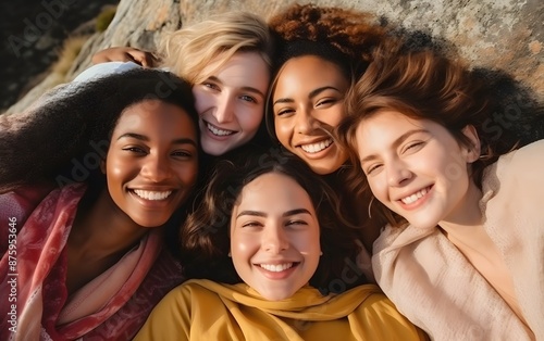 Group of Friends Taking Selfie