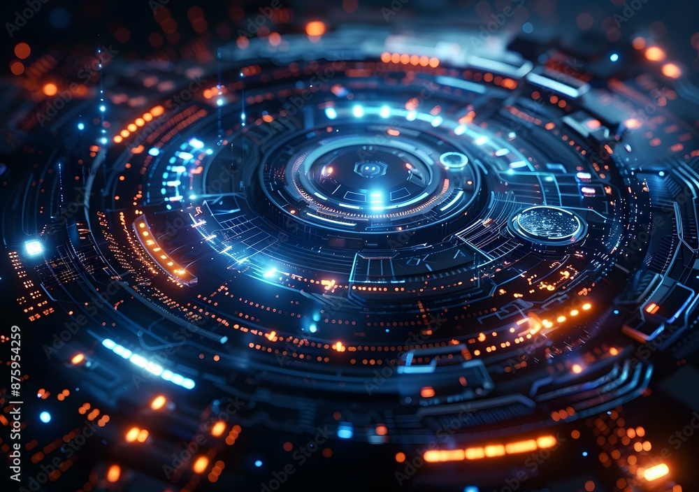 Futuristic Technology Background Futuristic Technology Background