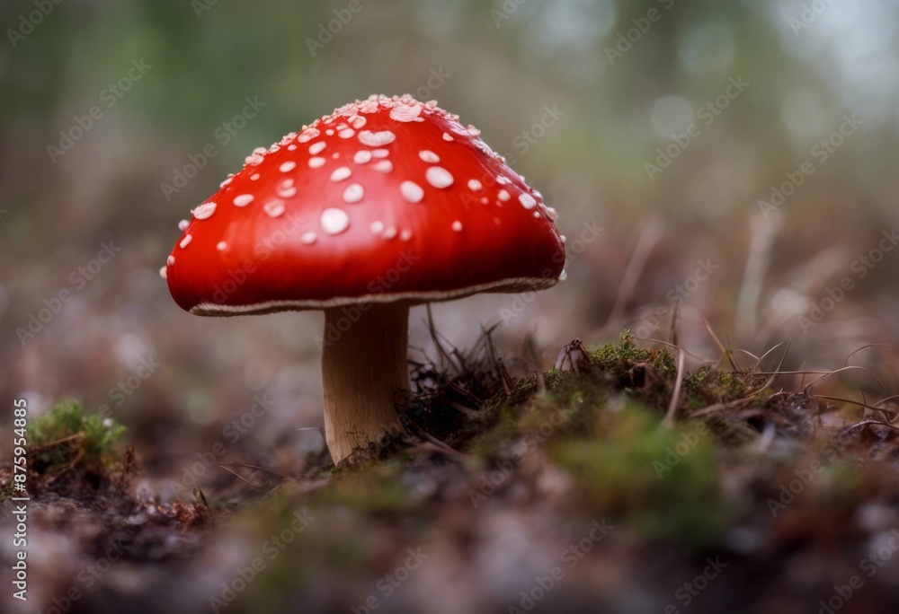 amanita cap mushroom musk white closeup red poison fly toadstool olated amanita cap mushroom musk white closeup red poison fly toadstool olated