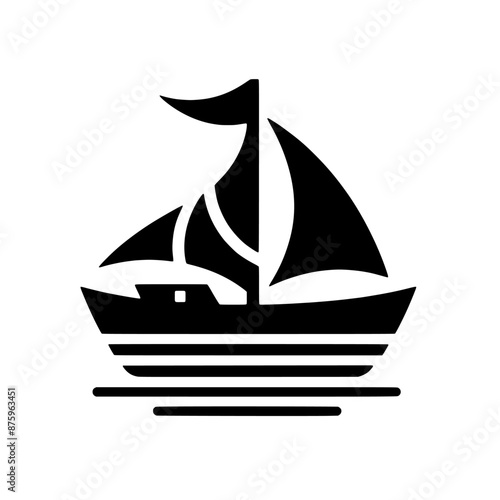 boat vector illustration isolated