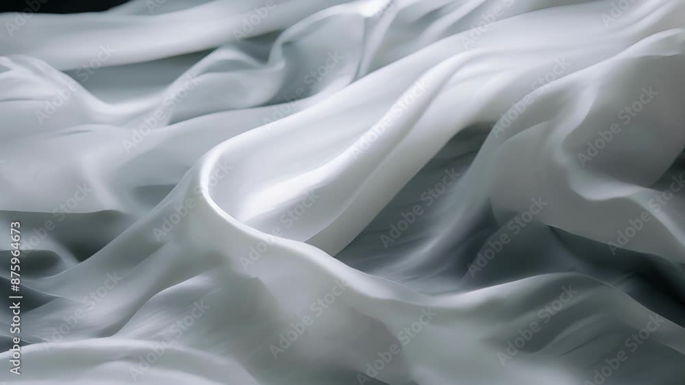 The smooth cascading fabric adds a touch of elegance to the untamed beauty of the mountain stream. The smooth cascading fabric adds a touch of elegance to the untamed beauty of the mountain stream.