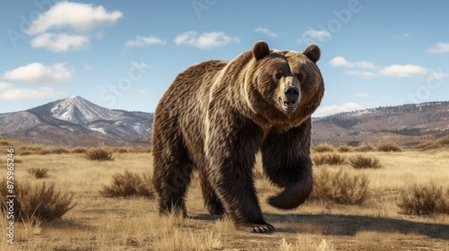 grizzly bear, also known as the North American brown bear