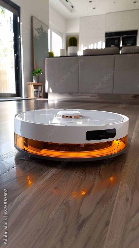 robot vacuum cleaner in interior robot vacuum cleaner in interior