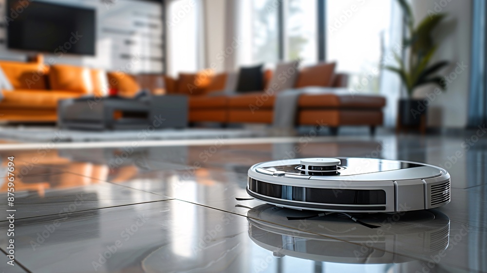 robot vacuum cleaner in interior robot vacuum cleaner in interior