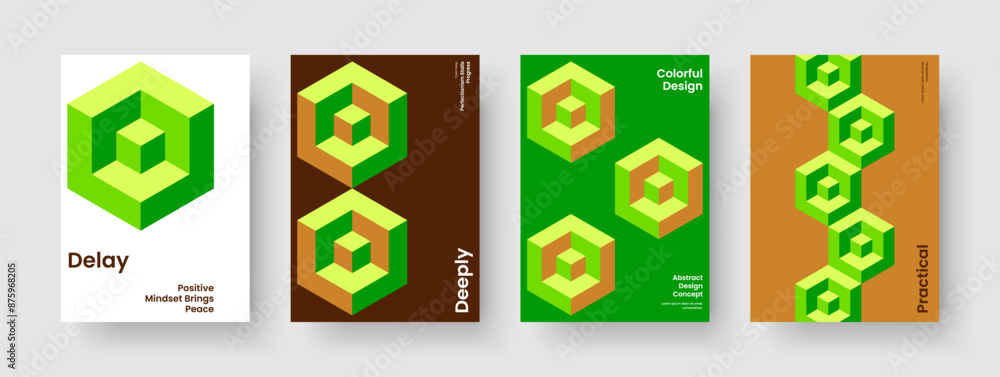 Obraz premium Isolated Flyer Design. Modern Brochure Layout. Geometric Poster Template. Report. Book Cover. Background. Banner. Business Presentation. Notebook. Magazine. Brand Identity. Pamphlet. Advertising