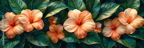 Close-Up of Bright Red Hibiscus Flower in Garden