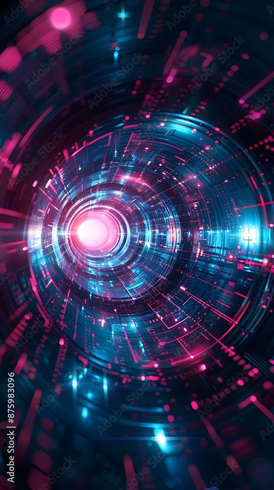 Obraz premium abstract technology background image
