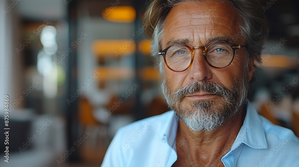 Middle-Aged Executive Navigates Mobile Banking Middle-Aged Executive Navigates Mobile Banking