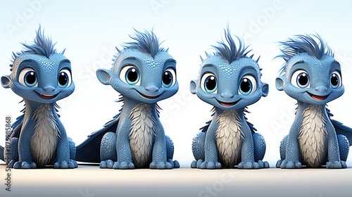 a cartoon character with a dragon on it
