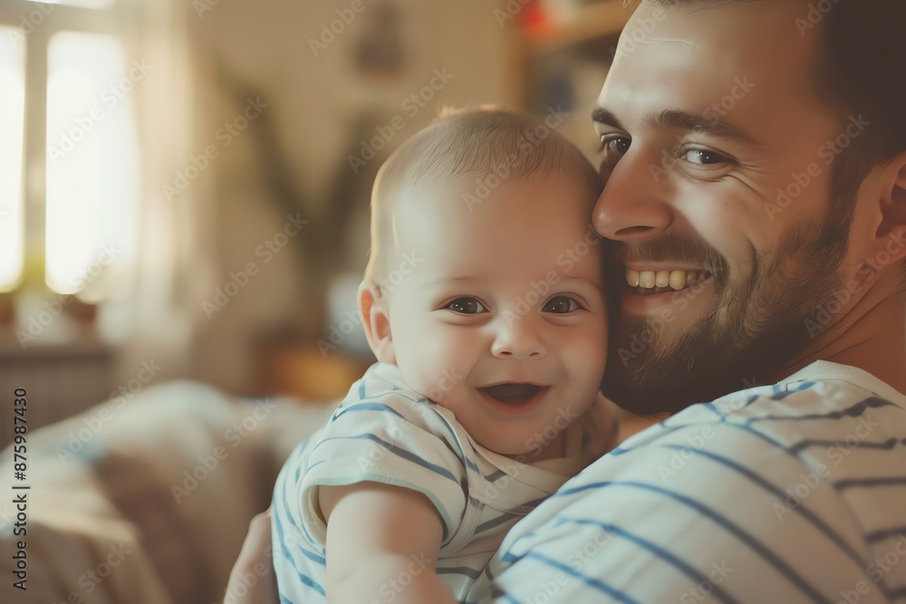 Father and Baby New Dad The Joy of Fatherhood: Embracing the Moments Family Parent Moment Father and Baby New Dad The Joy of Fatherhood: Embracing the Moments Family Parent Moment