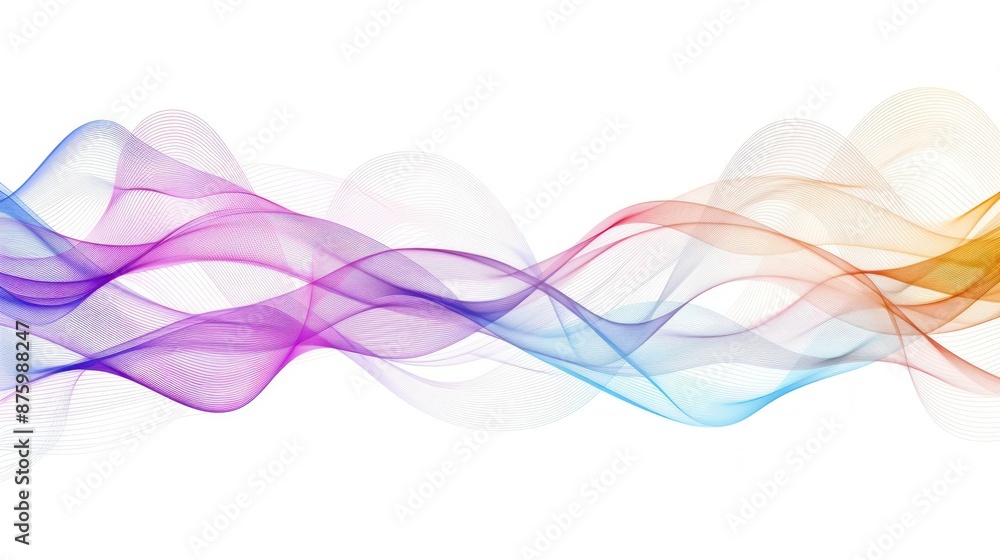 Abstract Colorful Wave Pattern Abstract Colorful Wave Pattern