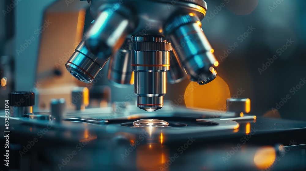 Macro View of Scientific Research Instruments with Soft Bokeh Background for Laboratory Concept Macro View of Scientific Research Instruments with Soft Bokeh Background for Laboratory Concept