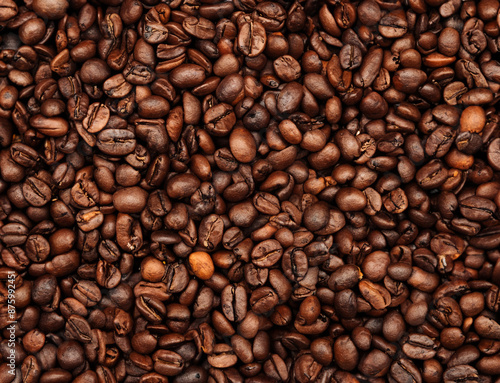 Coffee Beans Macro Shot