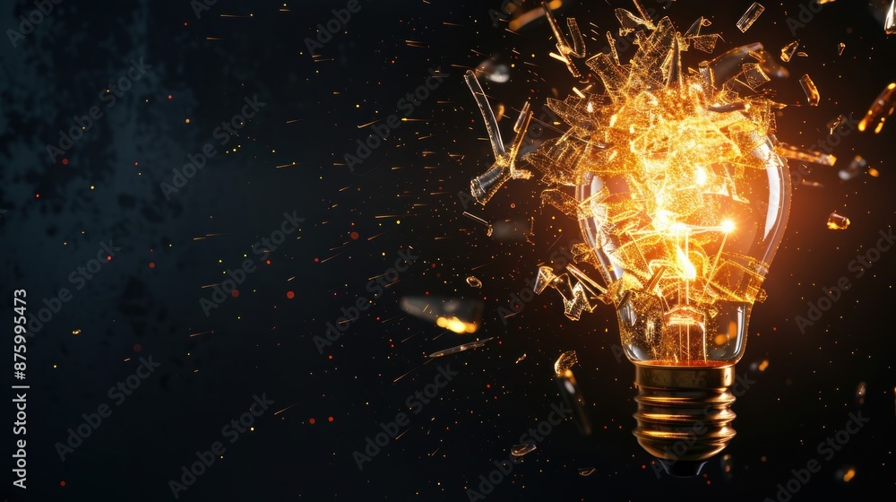Shattered Lightbulb: A Burst of Brilliance Shattered Lightbulb: A Burst of Brilliance
