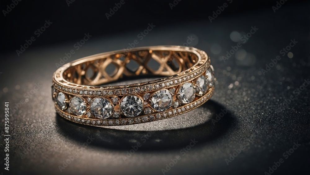 Luxurious jewelry close-up Luxurious jewelry close-up