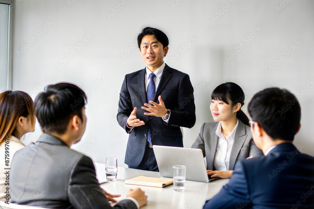 Asian Manager Leading Discussion in Seminar
Asian Manager Leading Discussion in Seminar