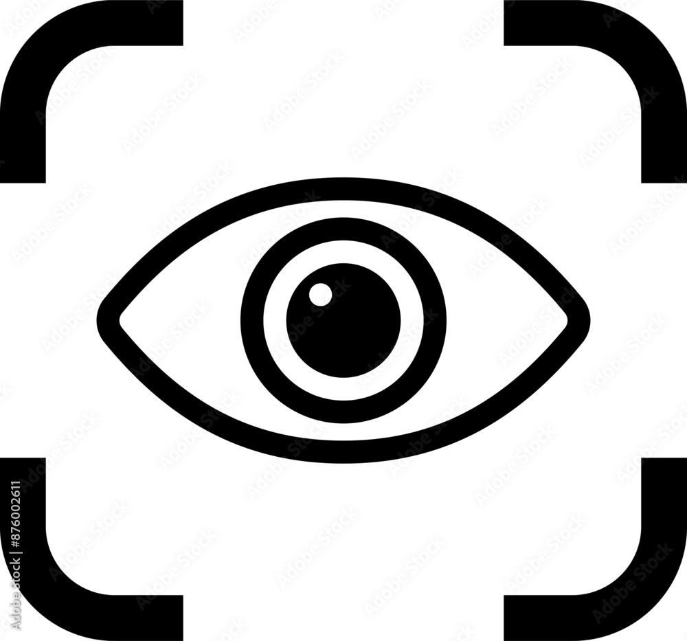 Eye icons. see view icons. vision icon vector. Eye icons. see view icons. vision icon vector.