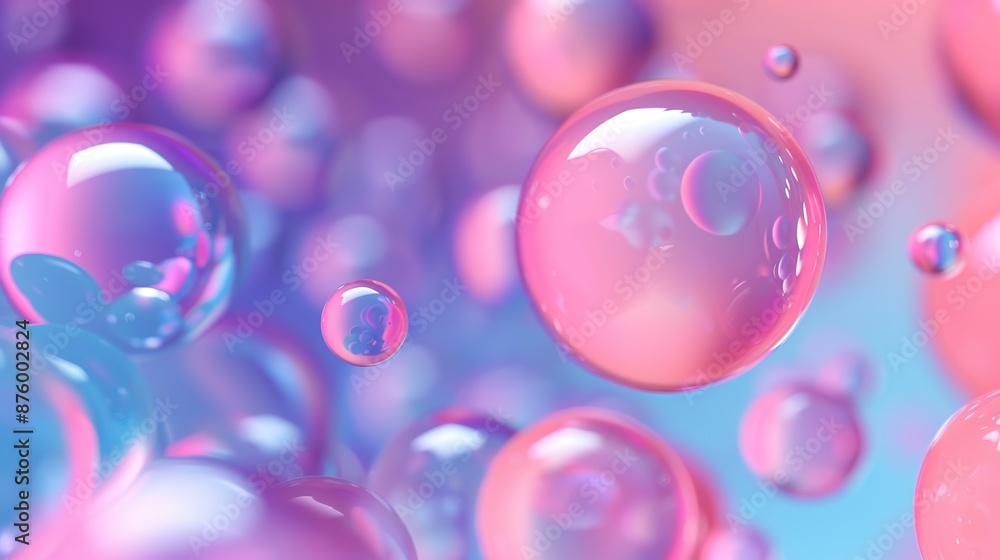 Serene Cool Gradient Backdrop with Subtle Macro Movements Serene Cool Gradient Backdrop with Subtle Macro Movements