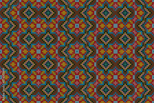 knitted pattern. knitted vector pattern. Seamless gradient pattern for clothing, wrapping paper, backdrop, background.