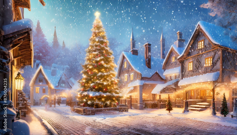 Fototapeta premium christmas in the city