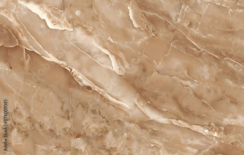 natural coffee brown marble slab, vitrified floor tiles random design, interior and exterior. Generative AI. photo