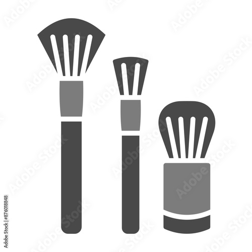 Makeup brushes Icon