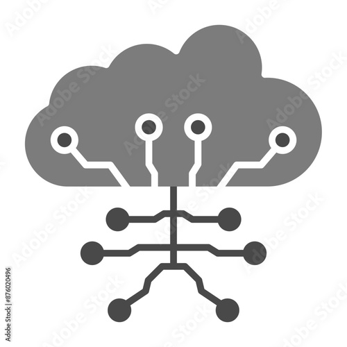 Cloud computing Icon