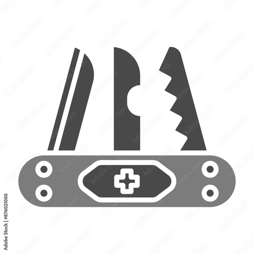 Obraz premium Swiss army knife Icon