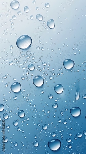 Wallpaper Mural Water drops on background Torontodigital.ca