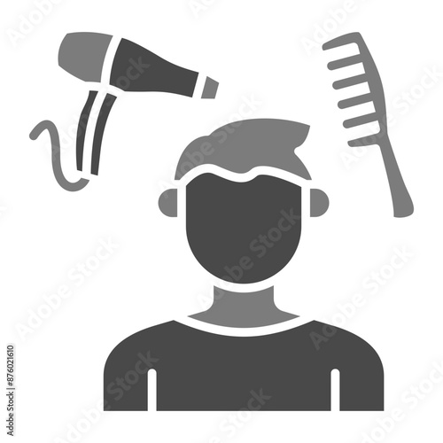 Hair styling Icon