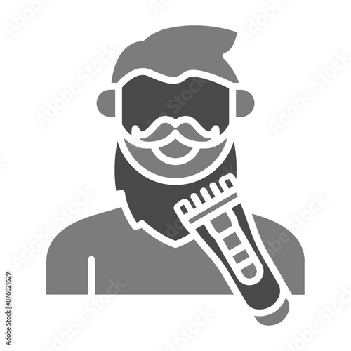 Beard trimming Icon