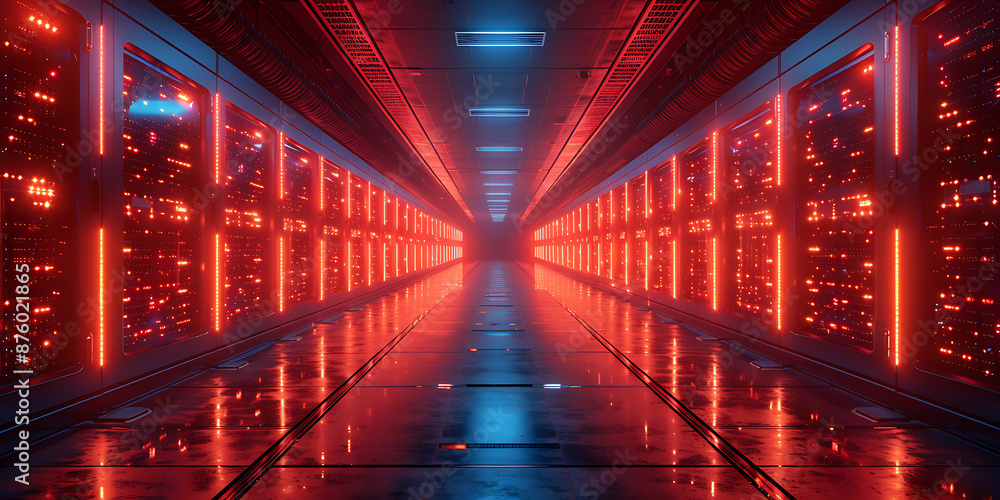 Fototapeta premium Future-Proof Data Storage Solutions: Empty Canvas