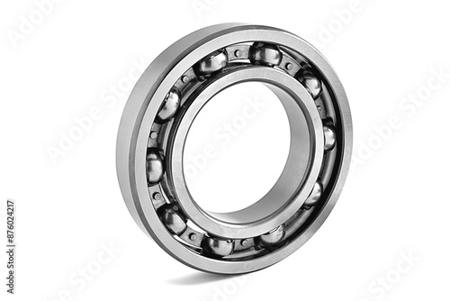 ball bearing on white background