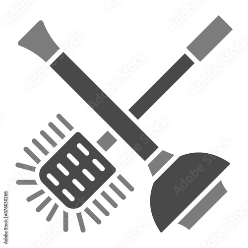 Toilet sweeping Icon