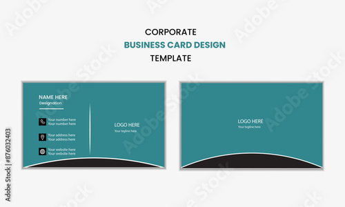 Modern business card design template, Creative and professional business card design and individual visiting cards.