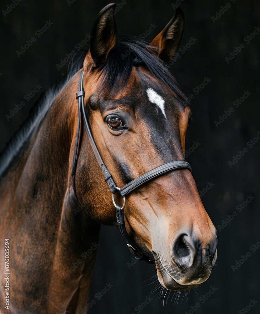 Obraz premium Brown Horse Portrait