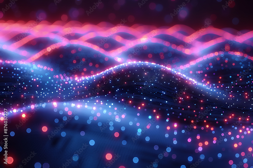Fototapeta premium Big Data Ocean: Vast Information Flow