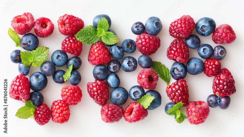 Raspberry and blueberry letter 'U' for special occasions. Can be used for cards, cookbooks, vouchers, or desserts. Raspberry and blueberry letter 'U' for special occasions. Can be used for cards, cookbooks, vouchers, or desserts.