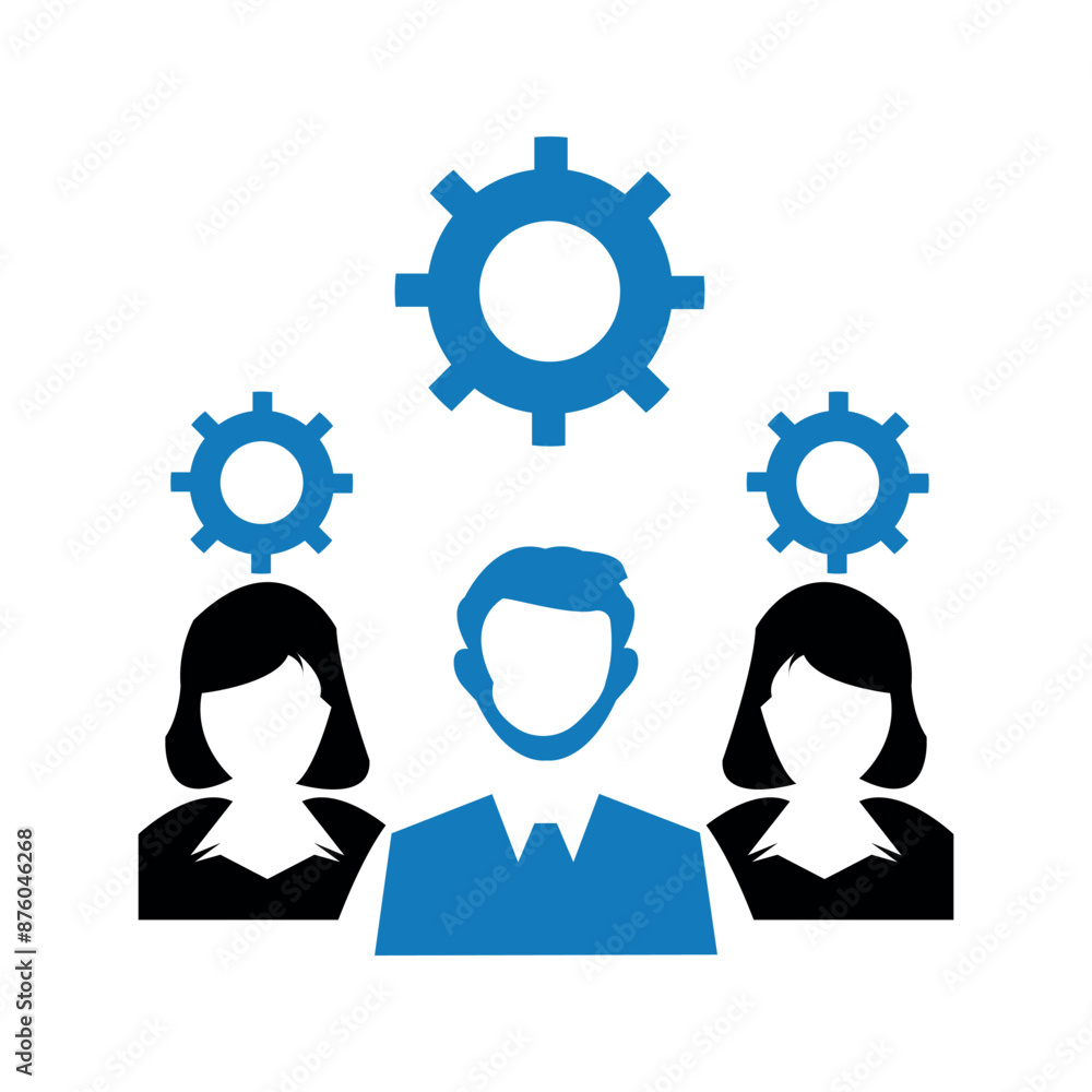 Business expert team icon . vector graphics Business expert team icon . vector graphics