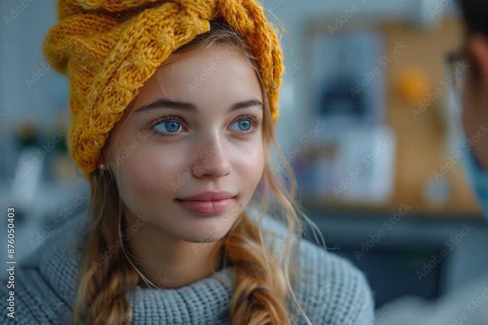 Oncologist Providing Emotional Support to Teenage Cancer Patient Oncologist Providing Emotional Support to Teenage Cancer Patient