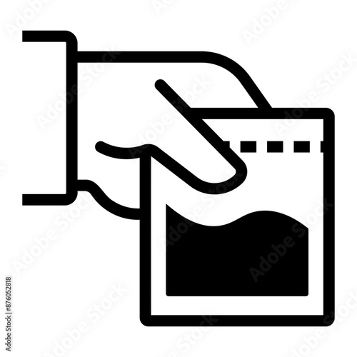 cocaine Line Icon