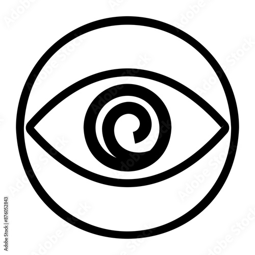 hallucination Line Icon
